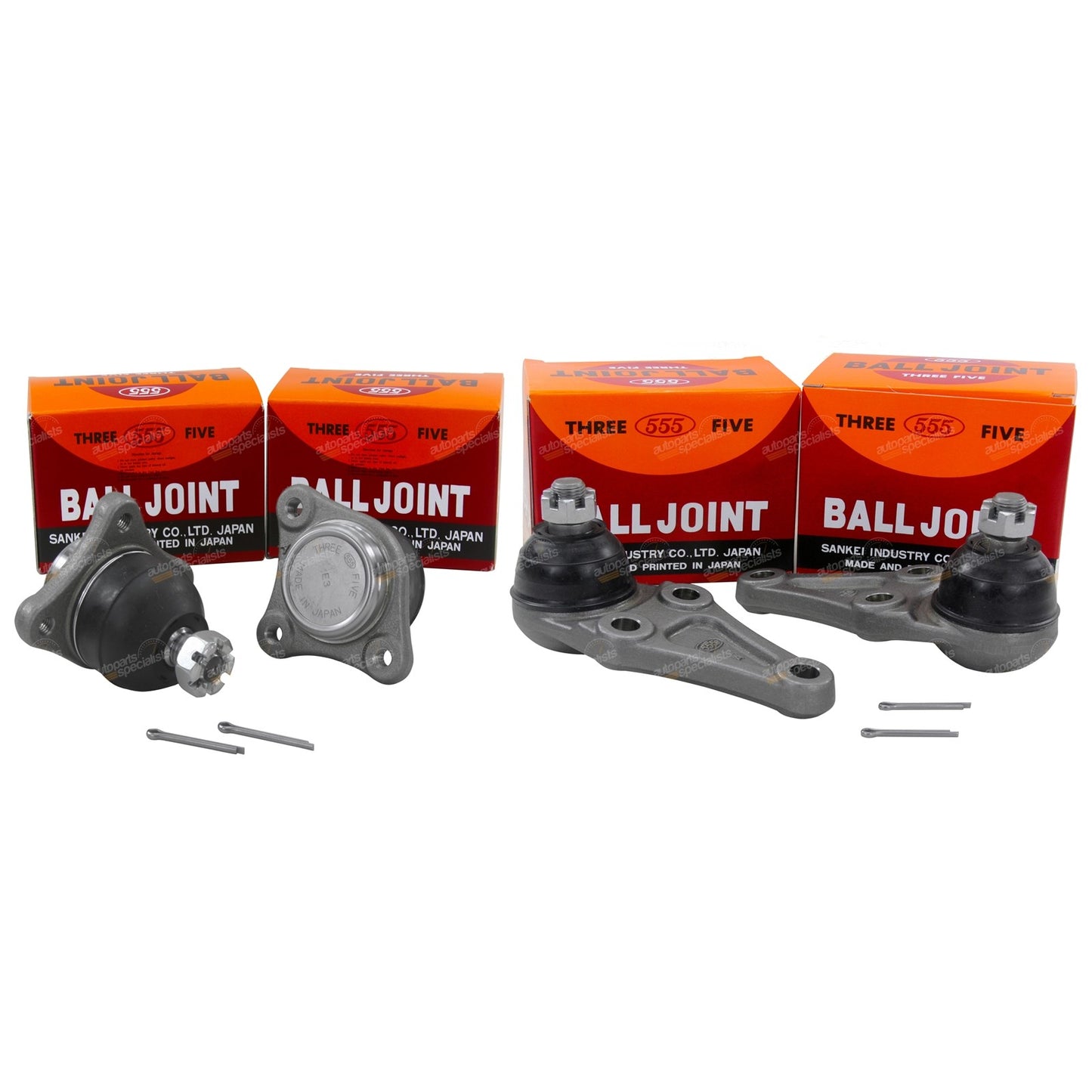 Set of 2 Upper & Lower Ball Joints for Mitsubishi Challenger (2009–2013)