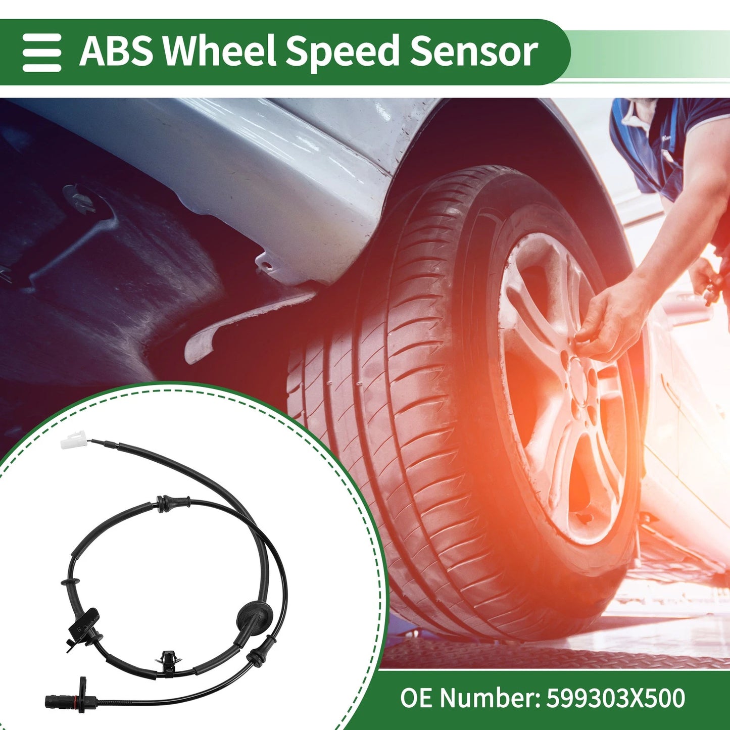 ABS Wheel Speed Sensor No. 599303X500 for Hyundai Elantra (2013–2014)