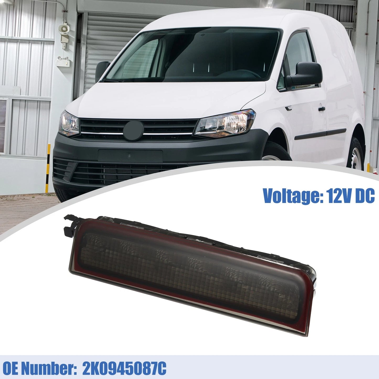 High Level Third Rear Brake Stop Light 2K0945087C for VW Caddy III (2004–2015)
