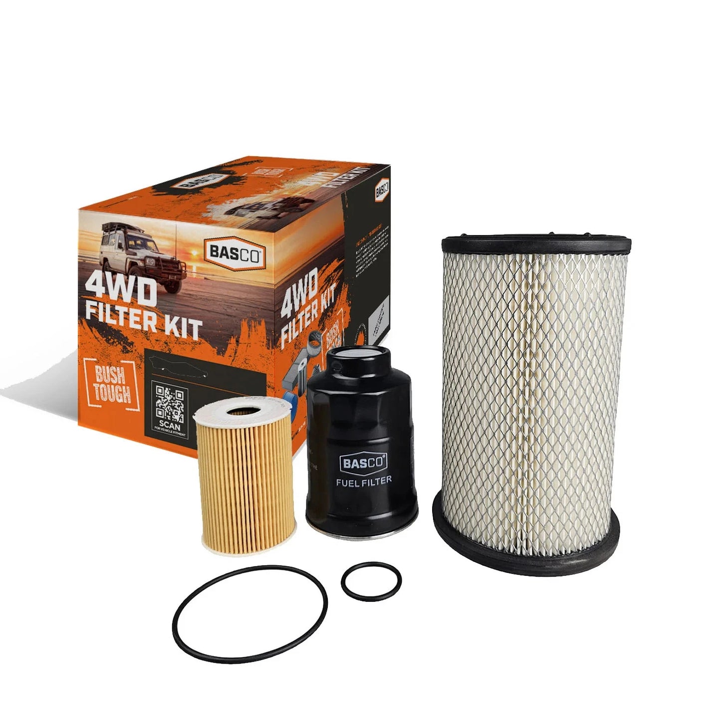 Oil Air Fuel Filter Kit for Nissan Navara D22 (2001–2007)
