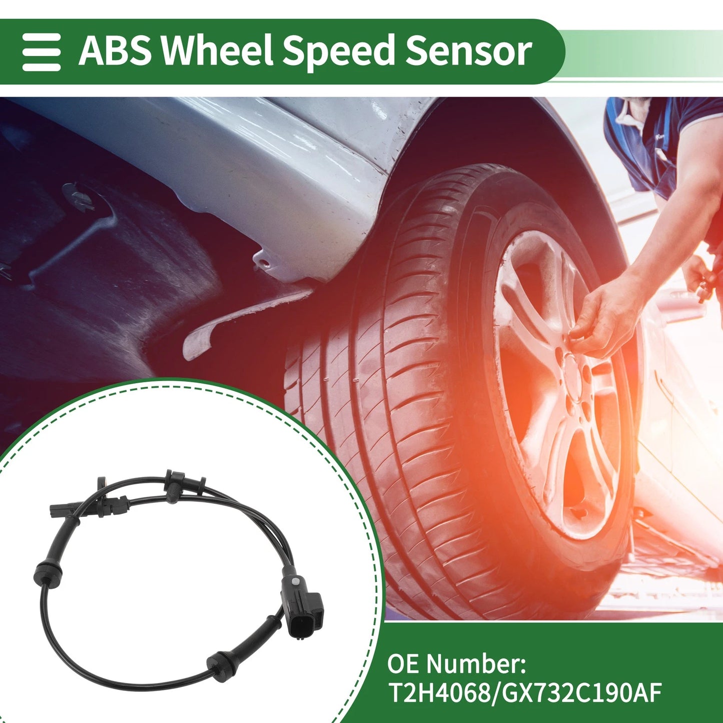 ABS Wheel Speed Sensor No.T2H4068 for Jaguar XE X760 (2016–2023)