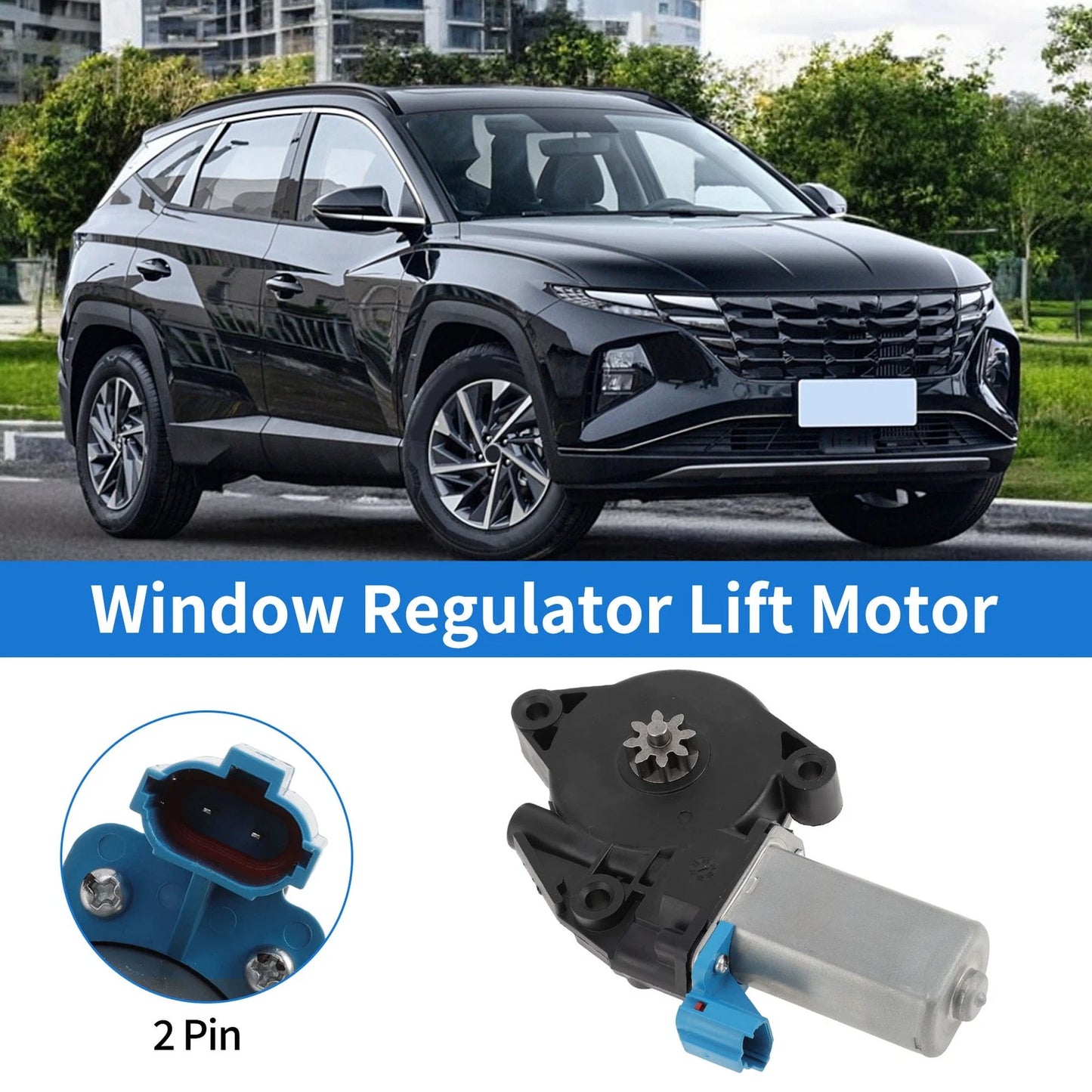 Power Window Regulator Lift Motor 824602E000 for Hyundai Tucson (2005–2009)
