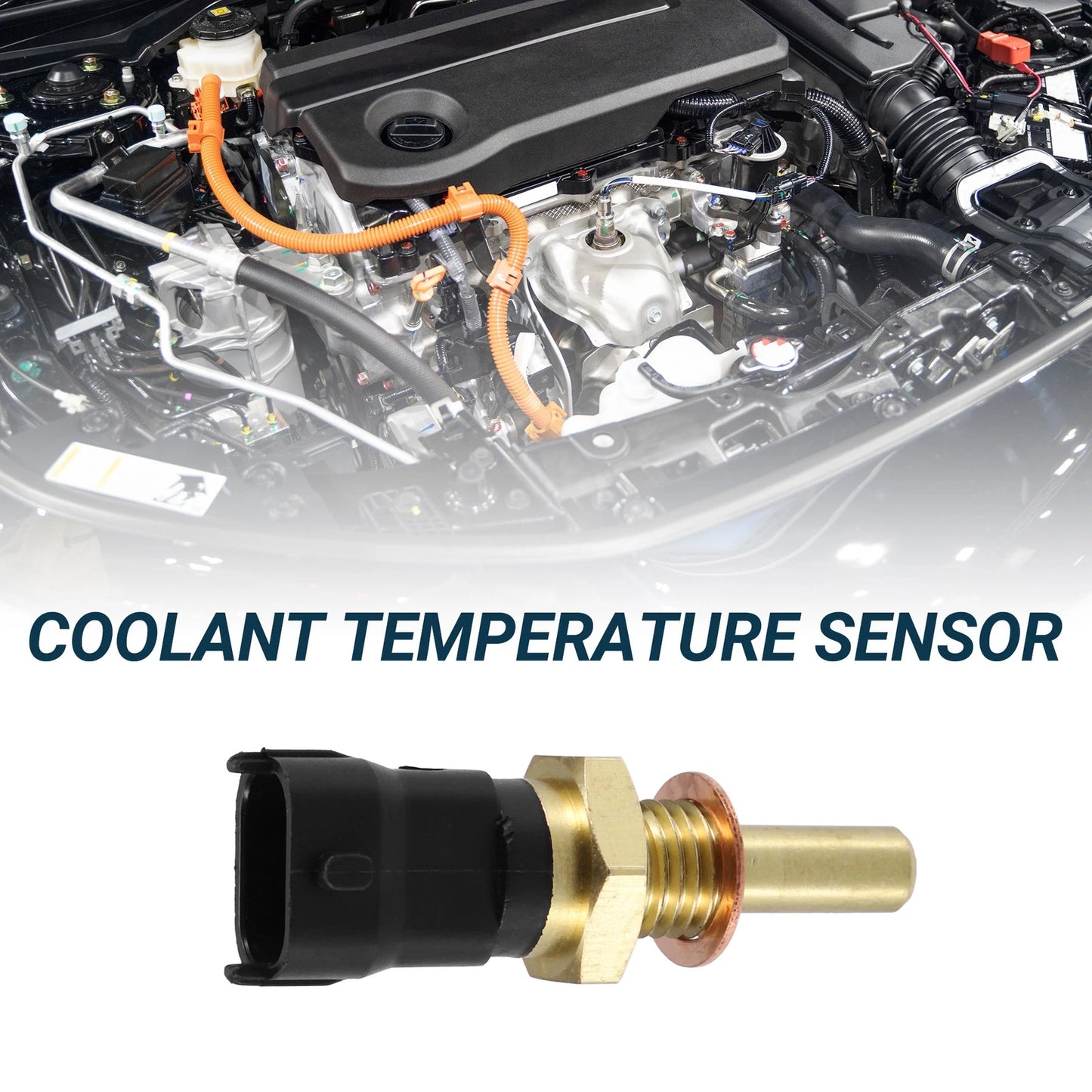 Coolant Temperature Sensor for Saab 9000 (1994–1998) 1Pcs Gold Tone