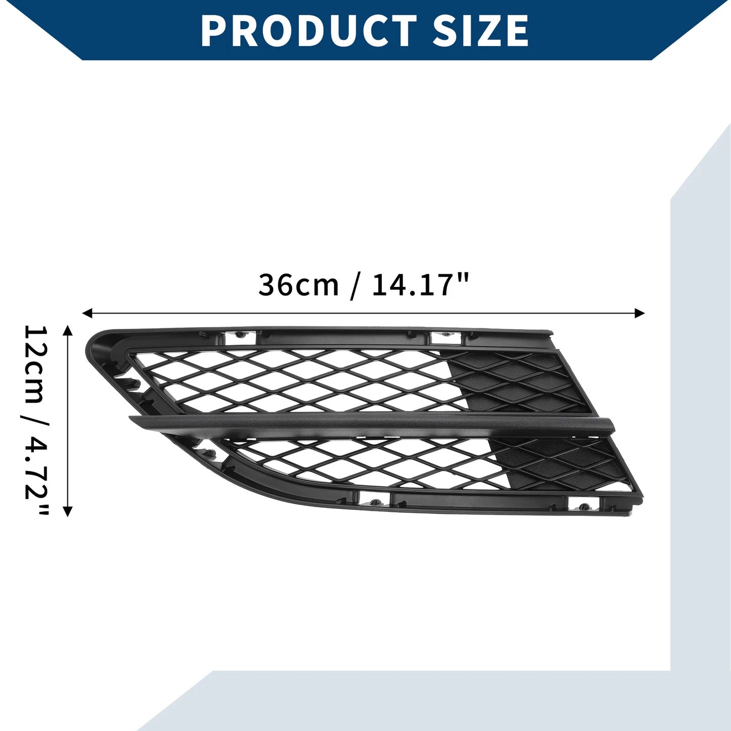 1pc Fog Light Grill for BMW 328i (2009–2012) No. 51117198902