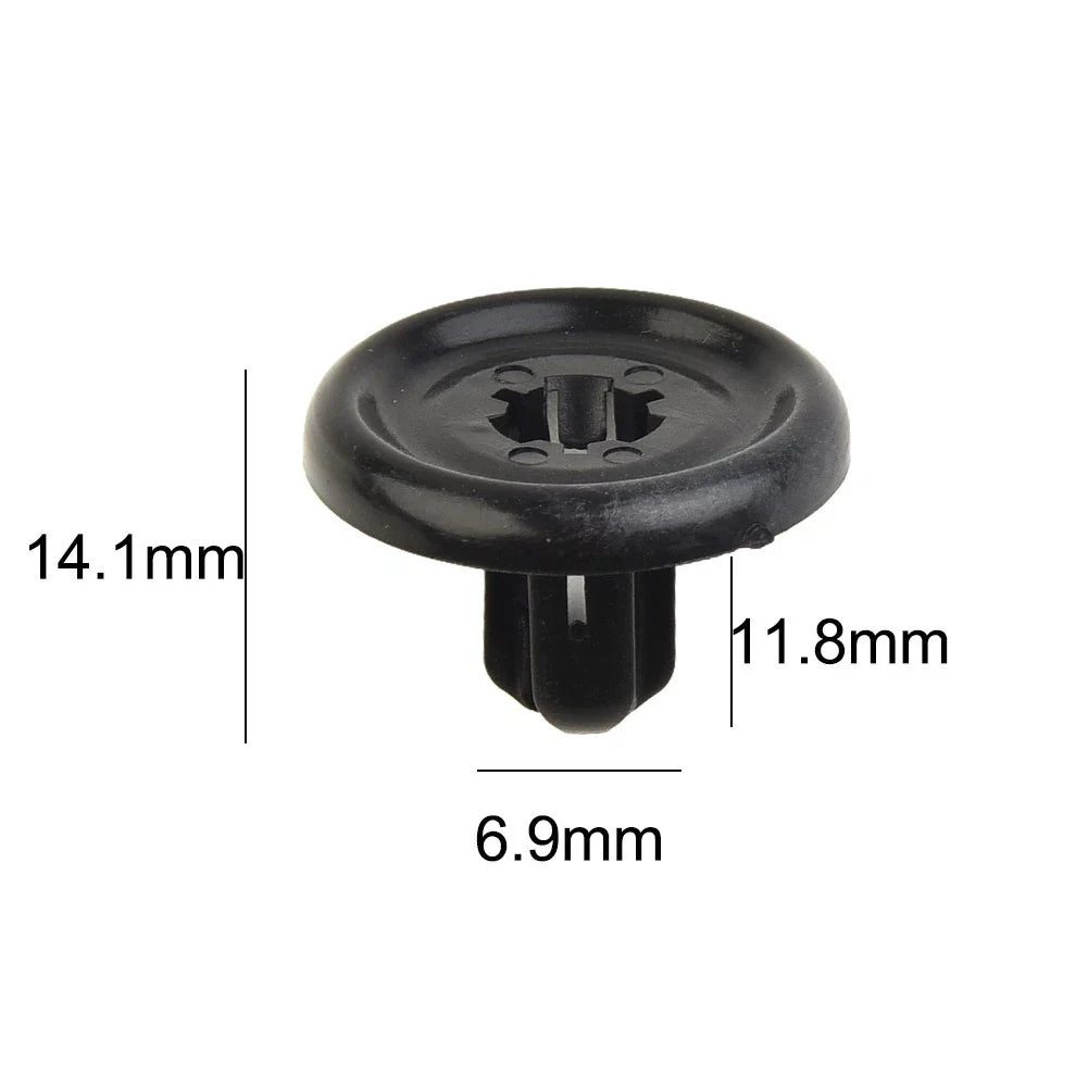 100x Bumper Clips Fender Push Rivets Retainer Fasteners for Toyota