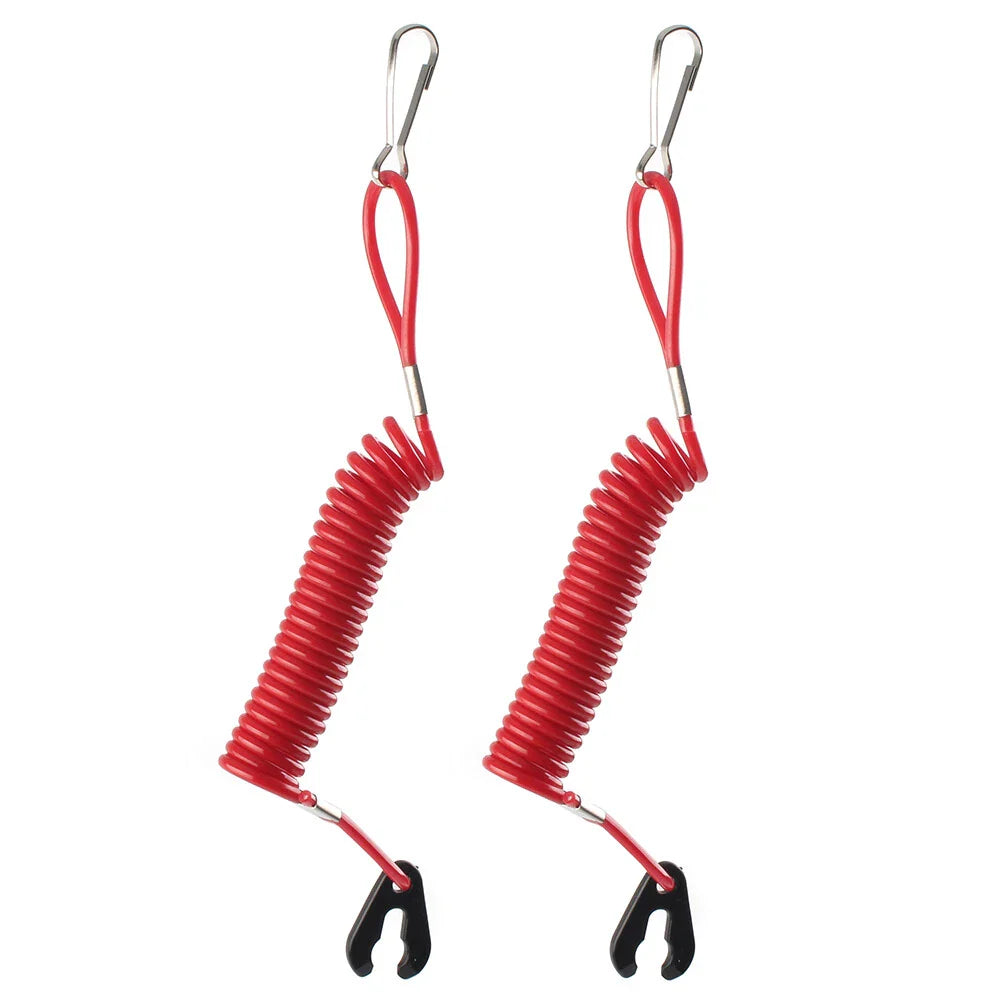 Outboard Kill Switch Lanyard Emergency Stop for Yamaha Evinrude