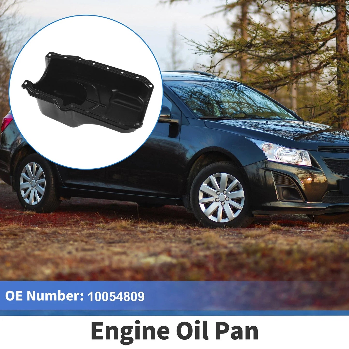 Engine Oil Pan for Chevrolet Astro (1986-1995) - 1 x Iron Black