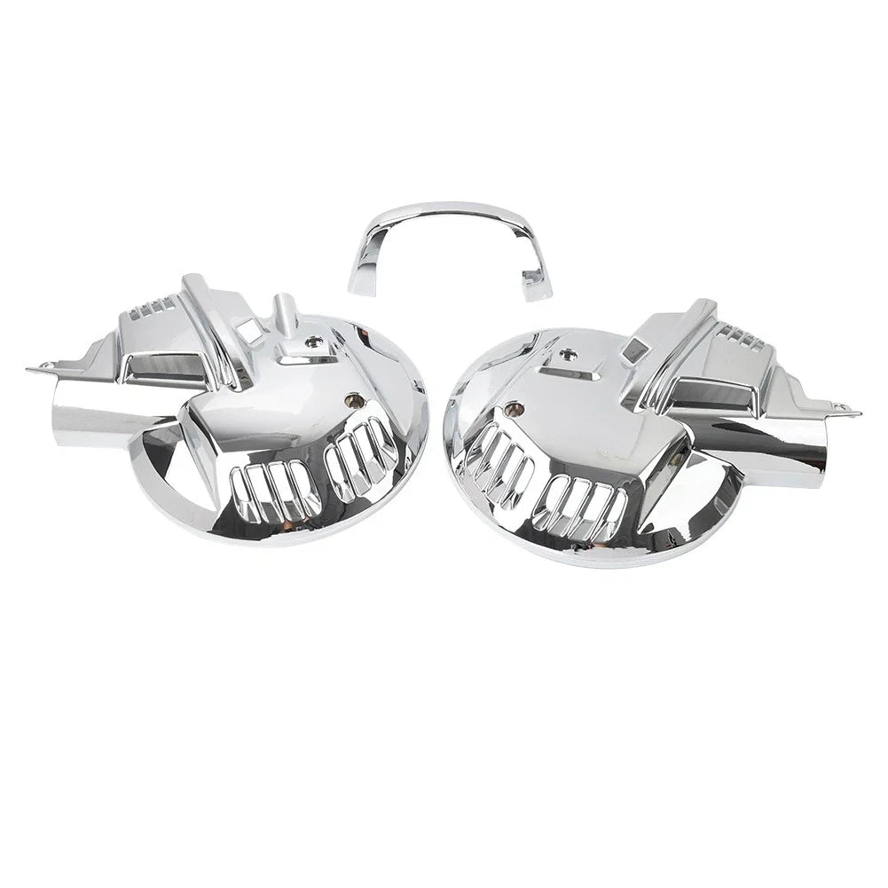 Front Brake Rotor Disc Covers for Honda Goldwing GL1500 88-00 Chrome