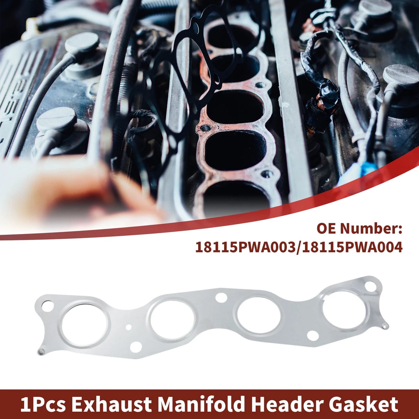 Exhaust Manifold Header Gasket for Honda Airwave (2004–2016) No. 18115PWA003
