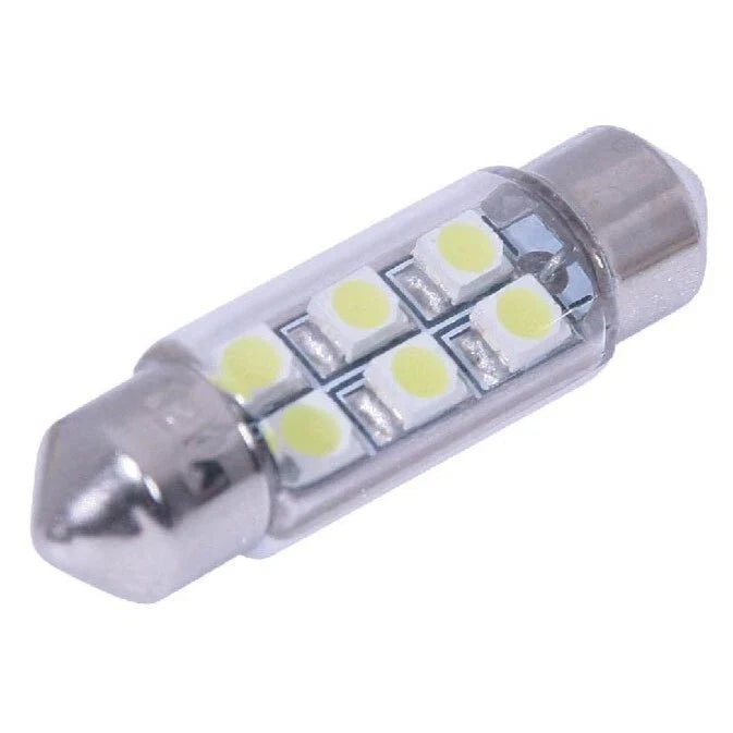 2pc LED Festoon License Light 12V 0.5W CANBUS 14000K for Car (2000–2024)
