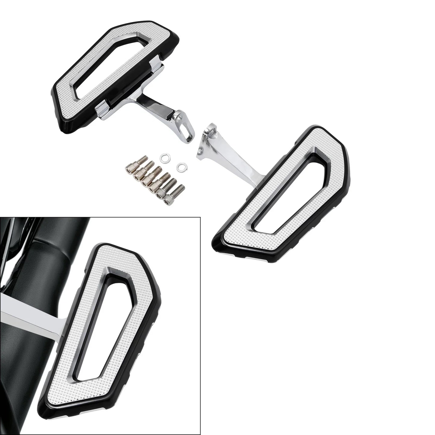 Passenger Floorboards Bracket Kit for Harley Electra Street Glide (1993-2025)