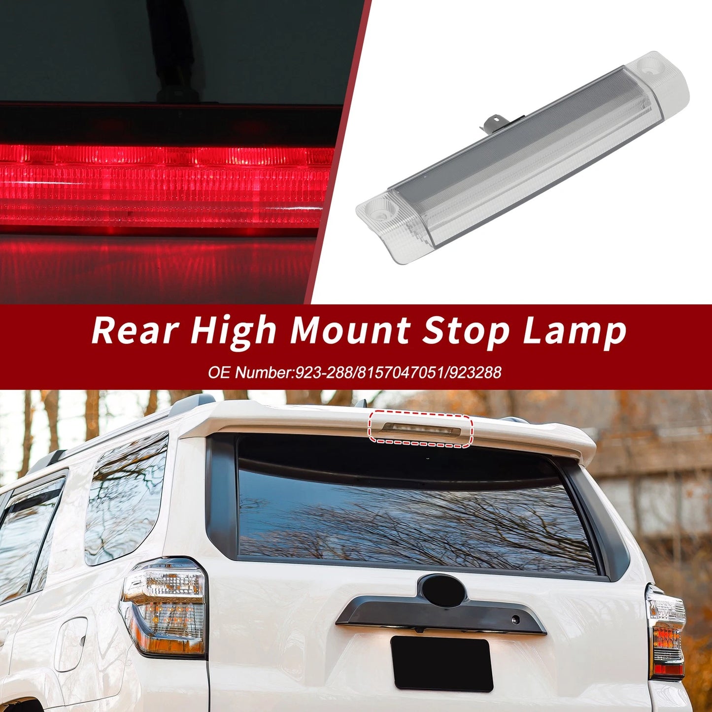 LED Third Brake Light for Toyota 4Runner Highlander (923-288)
