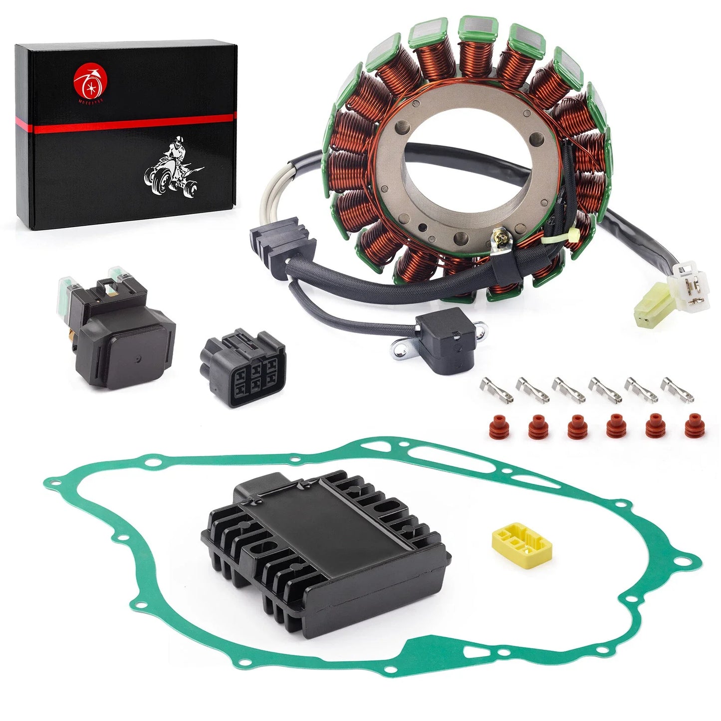 Stator Relay Rectifier W Gasket for Yamaha V-Star 1100 XVS1100 (2004–2009)
