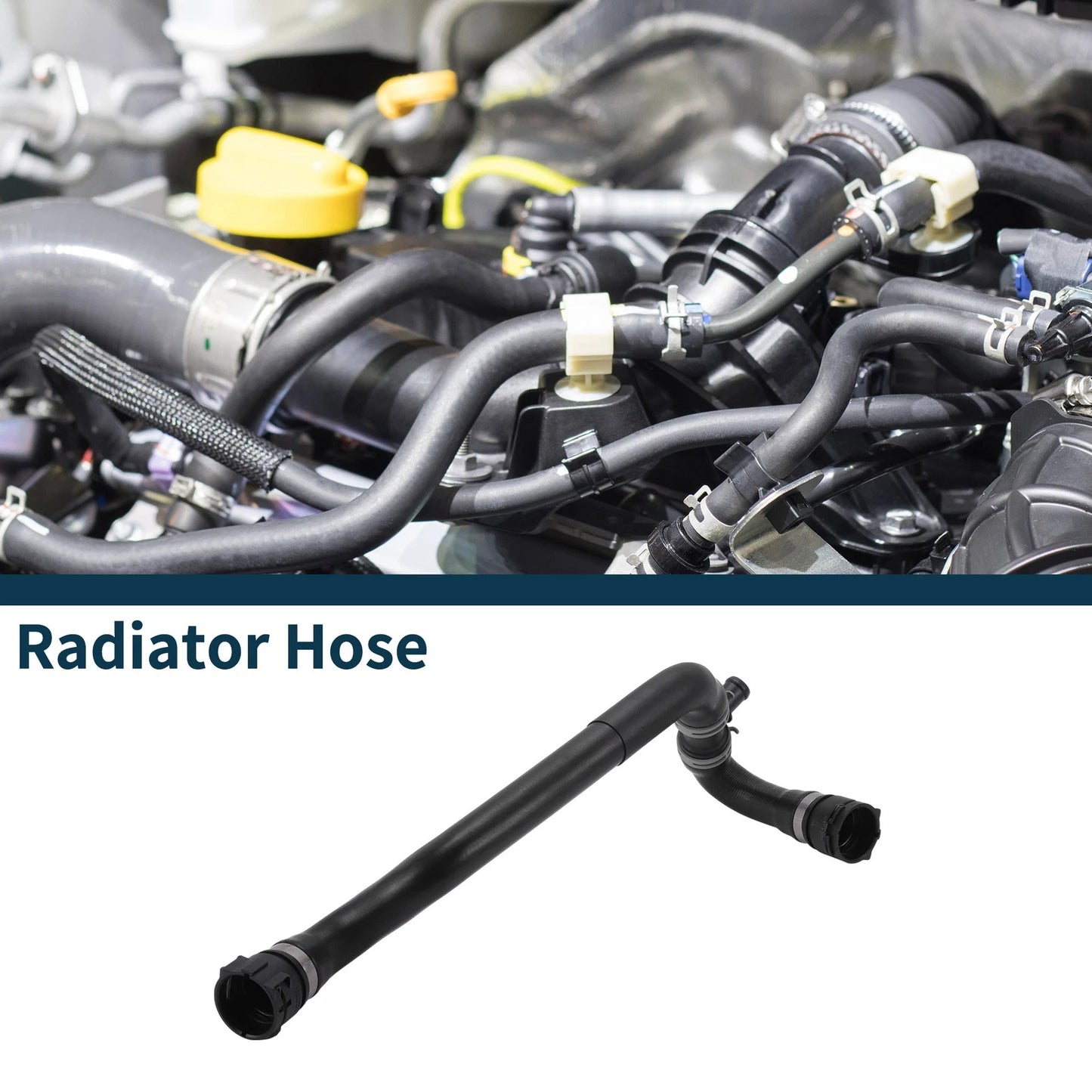 Radiator Hose for Porsche Macan (2017–2024) No. 95B122101A Rubber