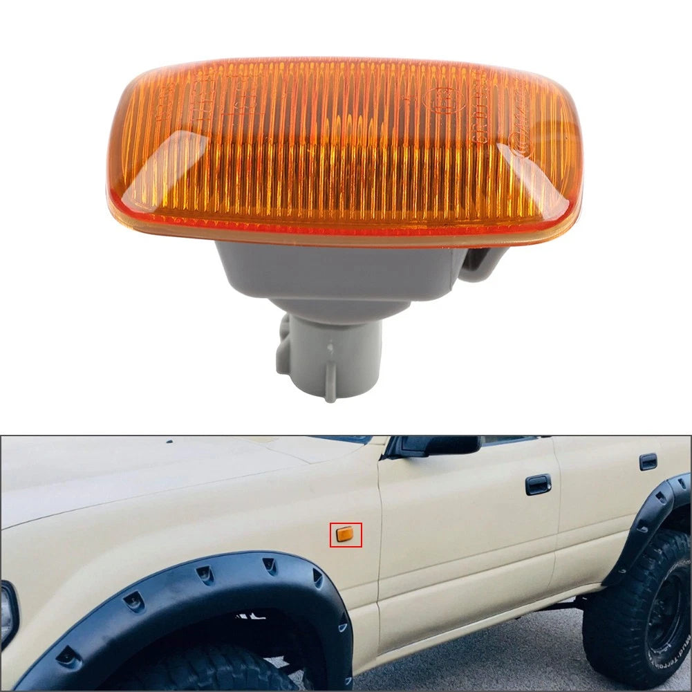 Side Fender Marker Light for Toyota Land Cruiser 70-100 Series