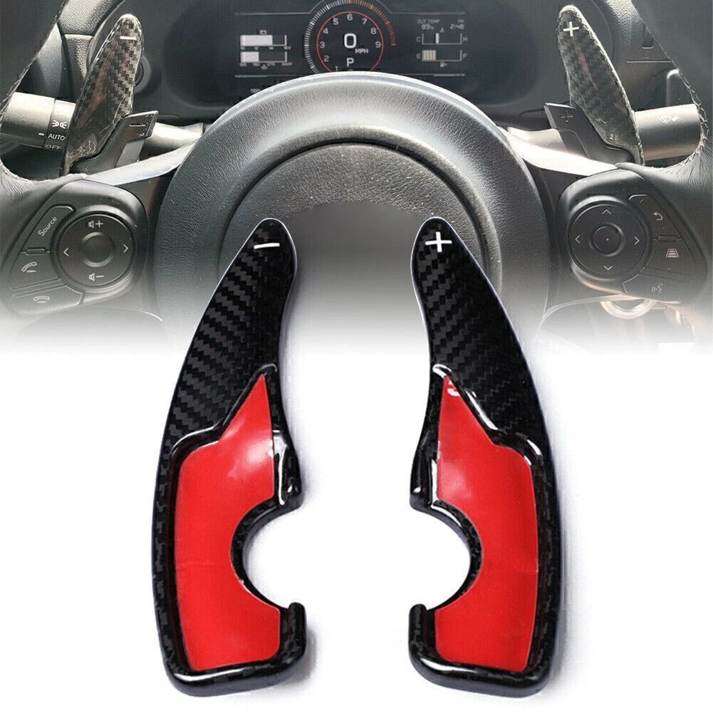 2pcs Steering Wheel Shift Paddle Extension Carbon Fiber for Toyota GT86 (2012–2020)