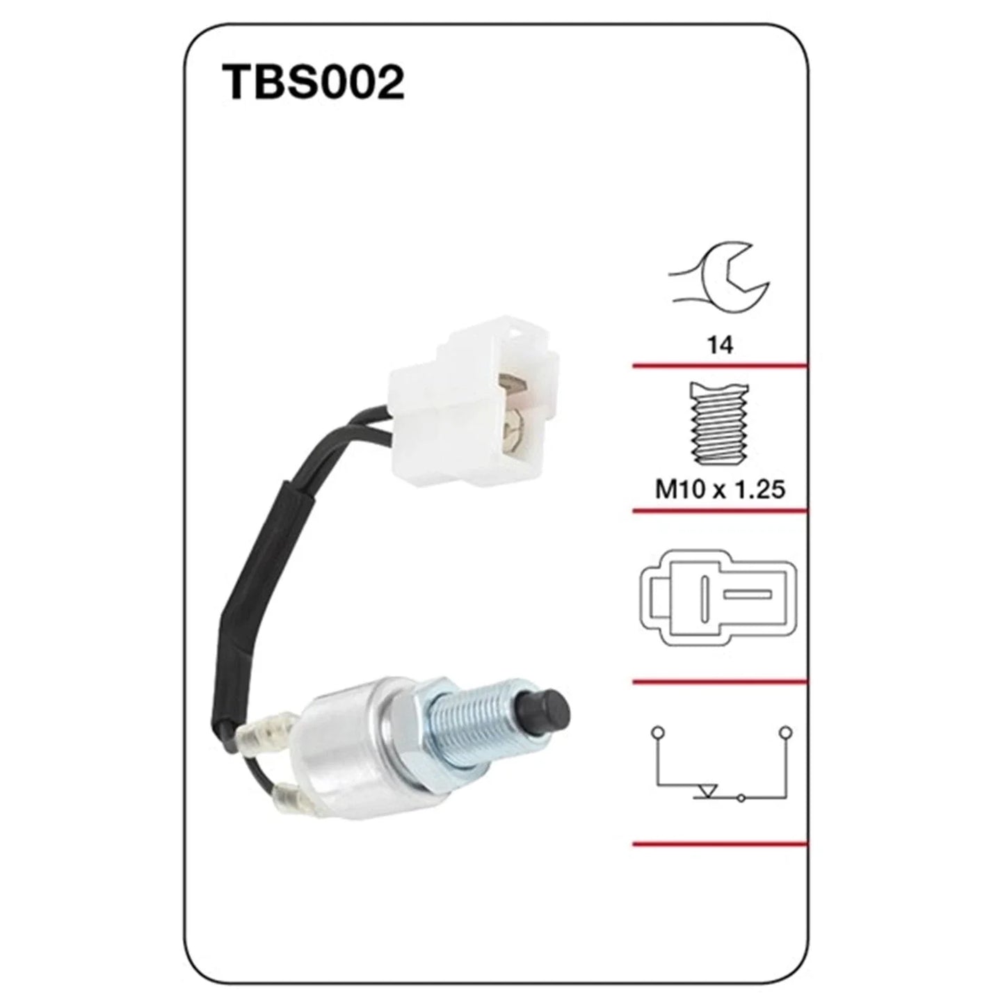 Brake Stop Light Switch for Toyota Hiace RZH125 (1989–2003)