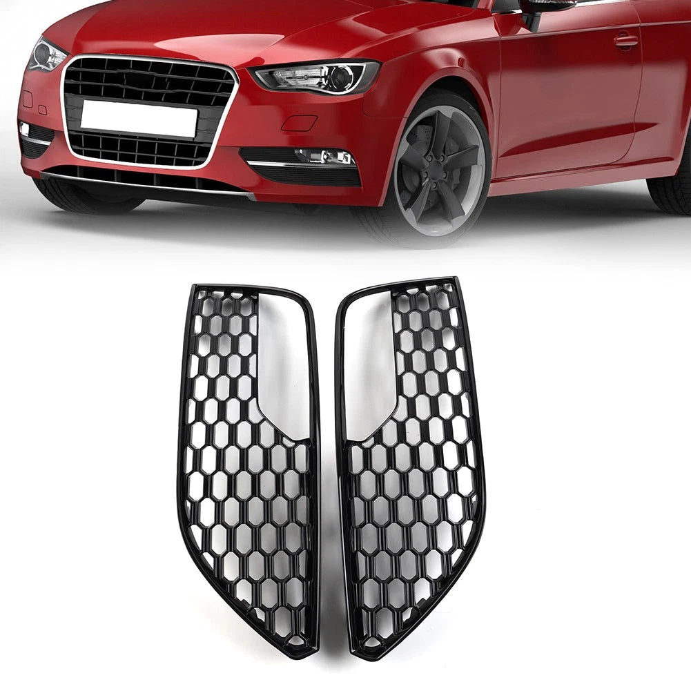 Front Bumper Grille Fog Light Lamp Cover for Audi A4 B9 Sline S4 (2018–2020)