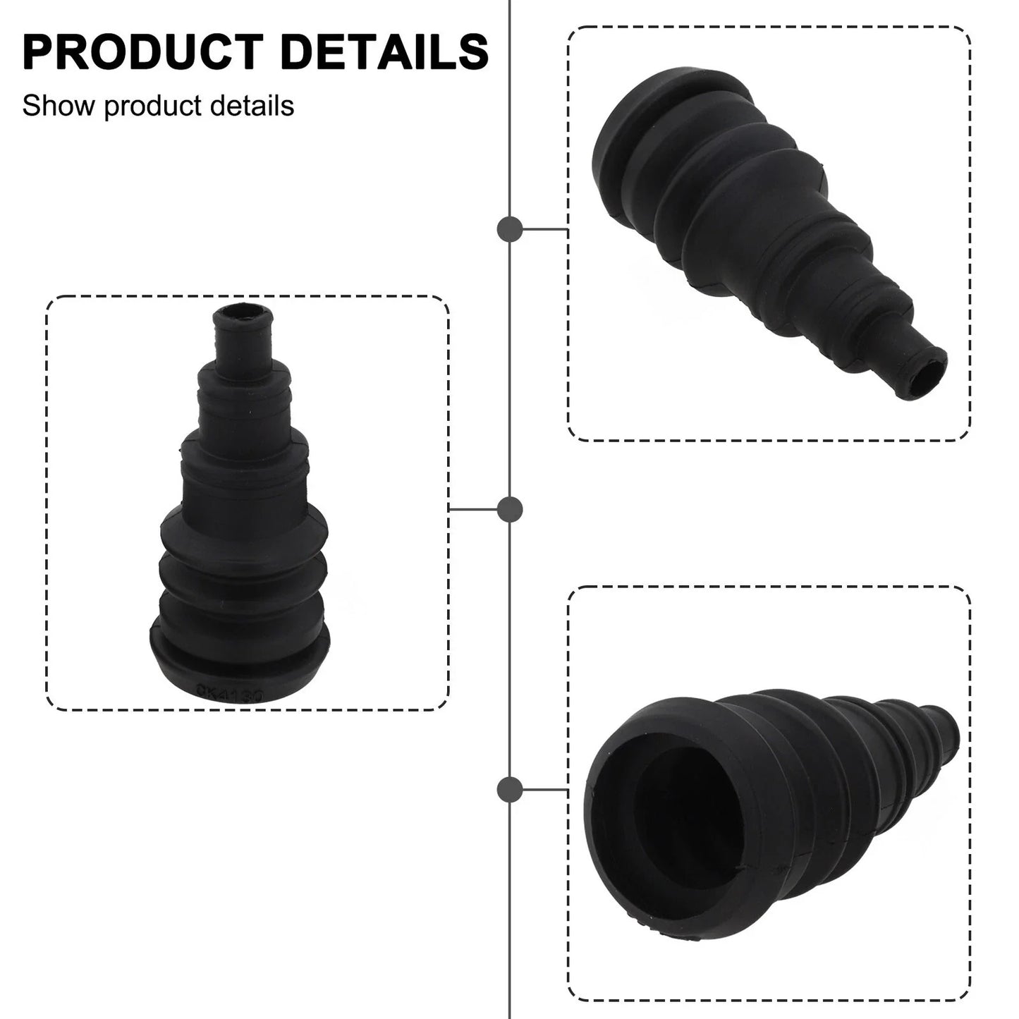 Boot Firewall Grommet Set 3 x Wire Bundle for 1 3/8 Lines