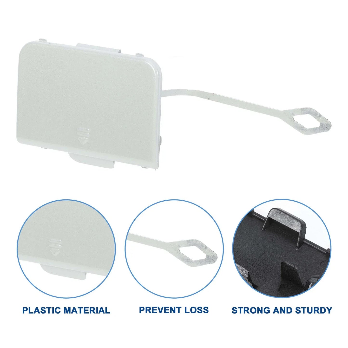 Front Right Tow Hook Cover for Mercedes-Benz C-Class (2008-2011)