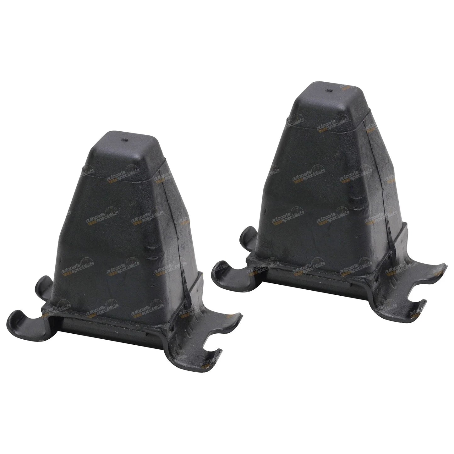 2 x Rear Leaf Spring Bump Stops for Toyota Hilux LN65 YN65 YN67 (1983–1988)