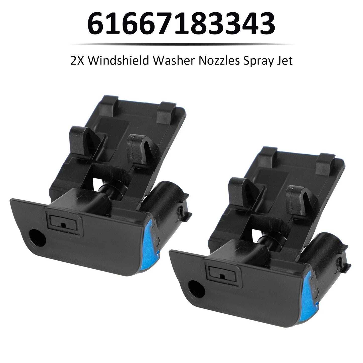 Heated Windshield Wiper Nozzle Spray for BMW 1 Z4 X5 E53 (2000–2006) 61667110851 A