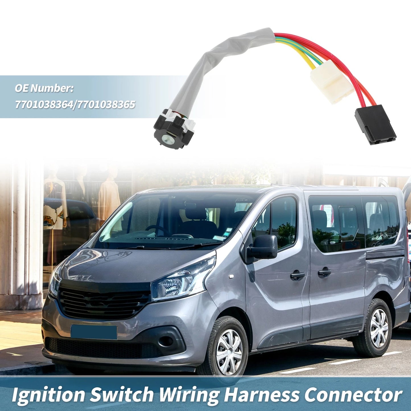Ignition Switch Wire Replacement for Renault Trafic (2001–2014) No.7701038365
