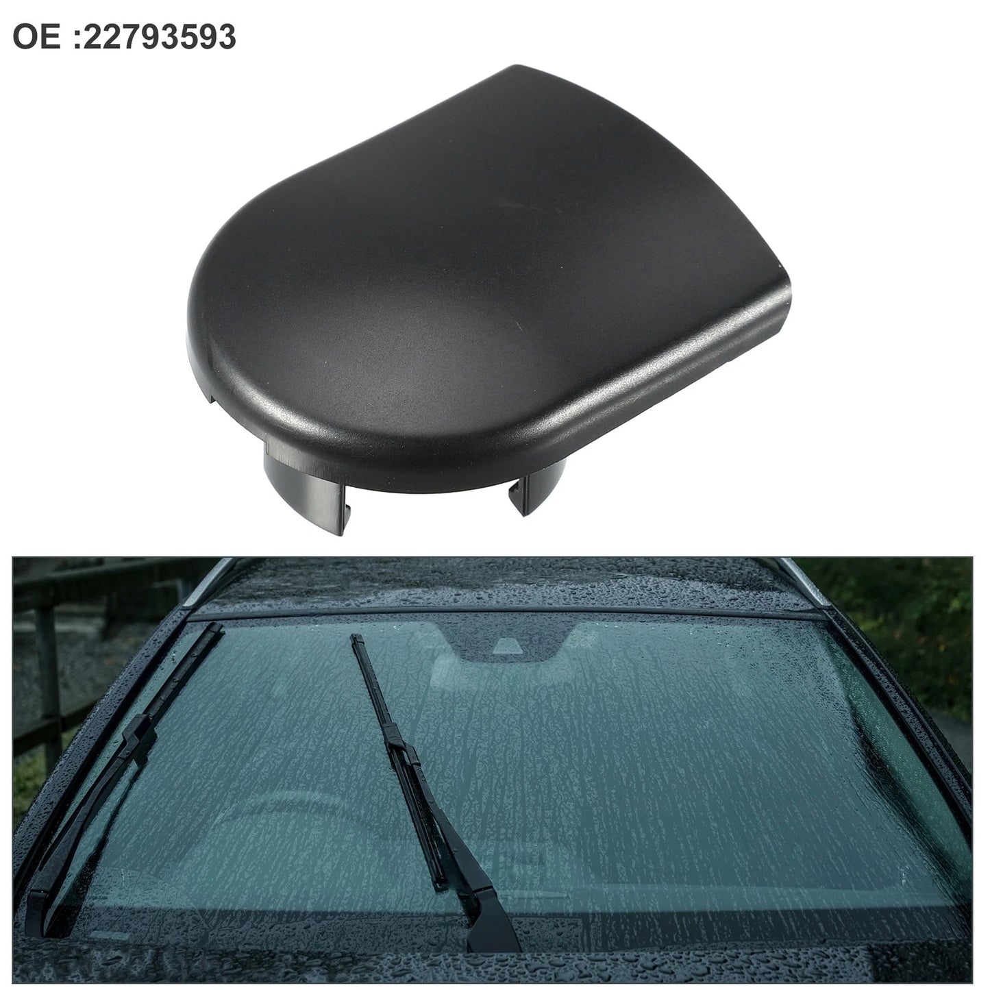 Front Windshield Wiper Arm Nut Cap for Chevy Silverado 1500 (2019–2023) No. 22793593