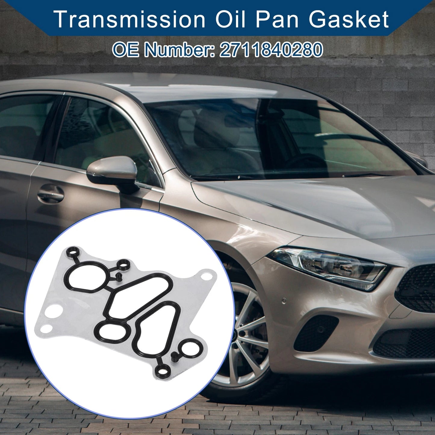 Engine Oil Filter Housing Gasket for Mercedes-Benz C250 (2012–2015) No.2711840280