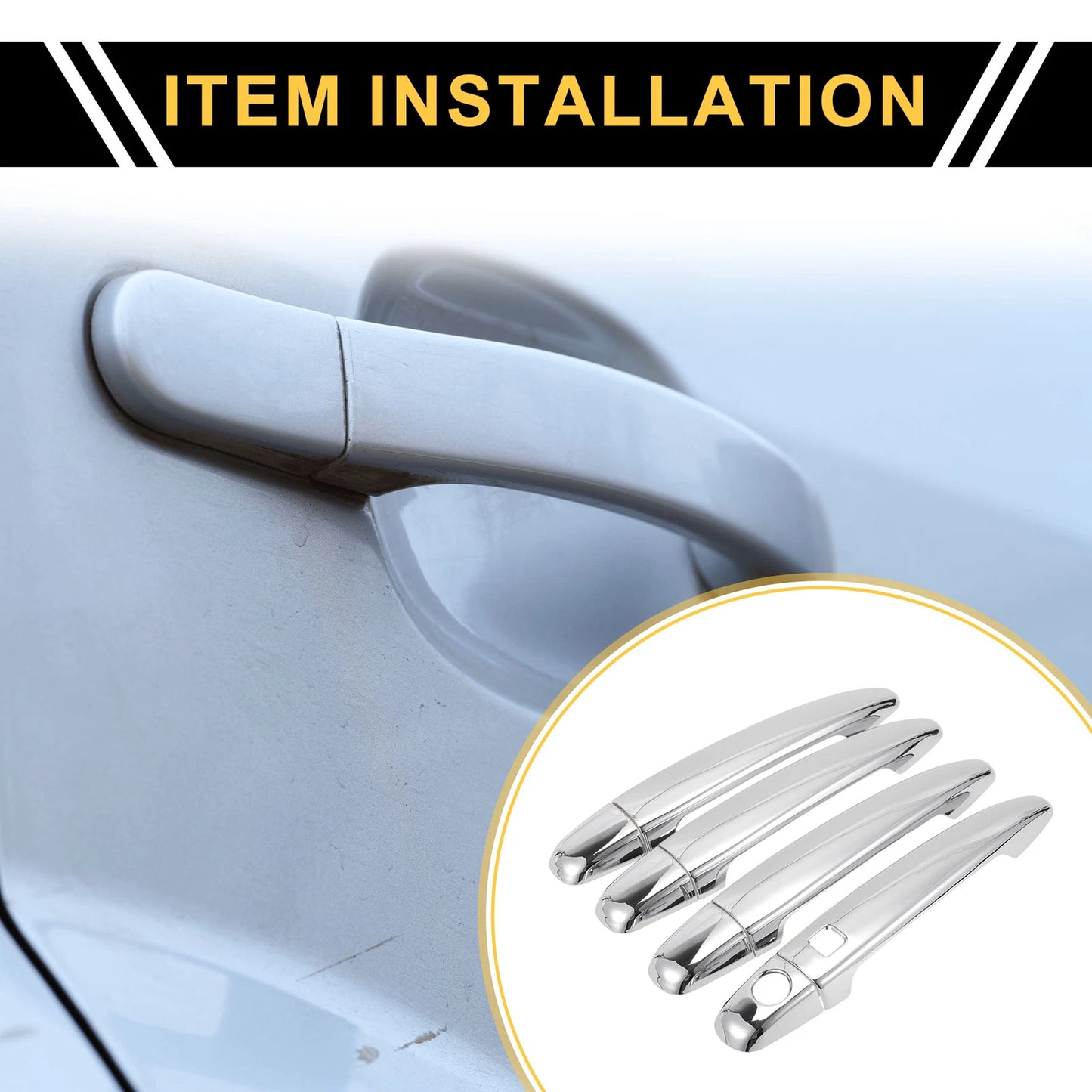 Set of 4 Exterior Door Handle Covers for Toyota 4Runner (2010–2023)