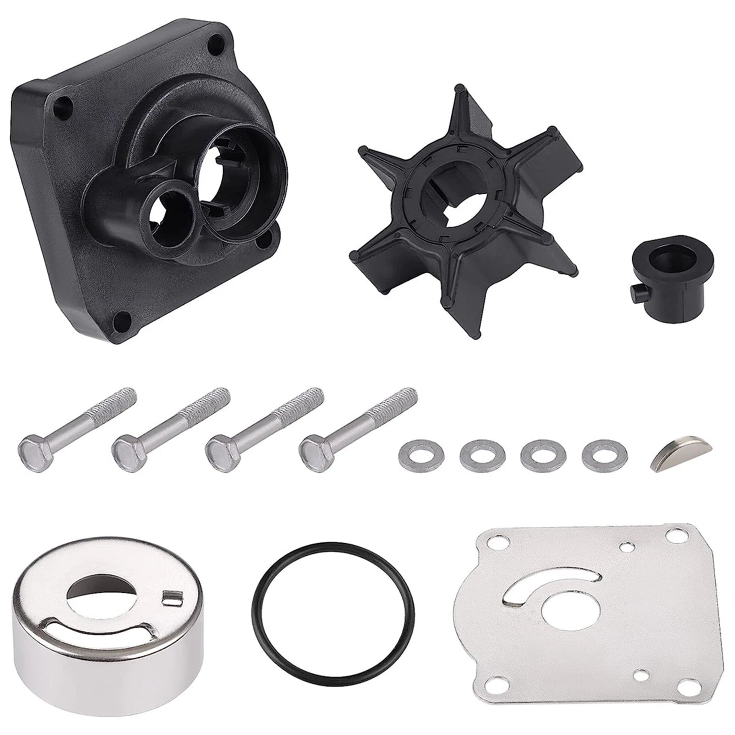 Water Pump Impeller Repair Kit for Yamaha Outboard (25HP, 4-Stroke)