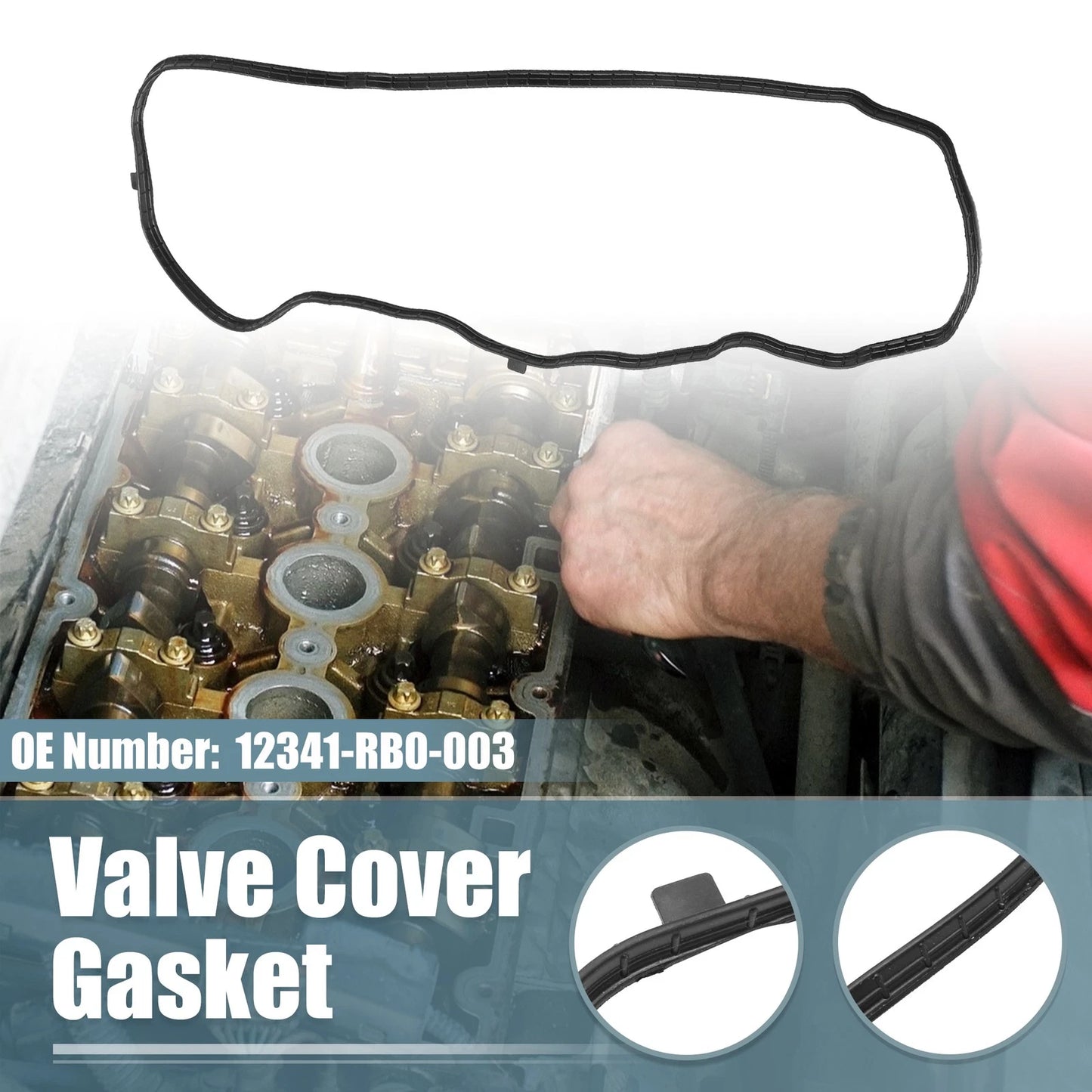 Valve Cover Gasket NO.12341-RB0-003 for Honda CR-Z, Fit (2009–2014)