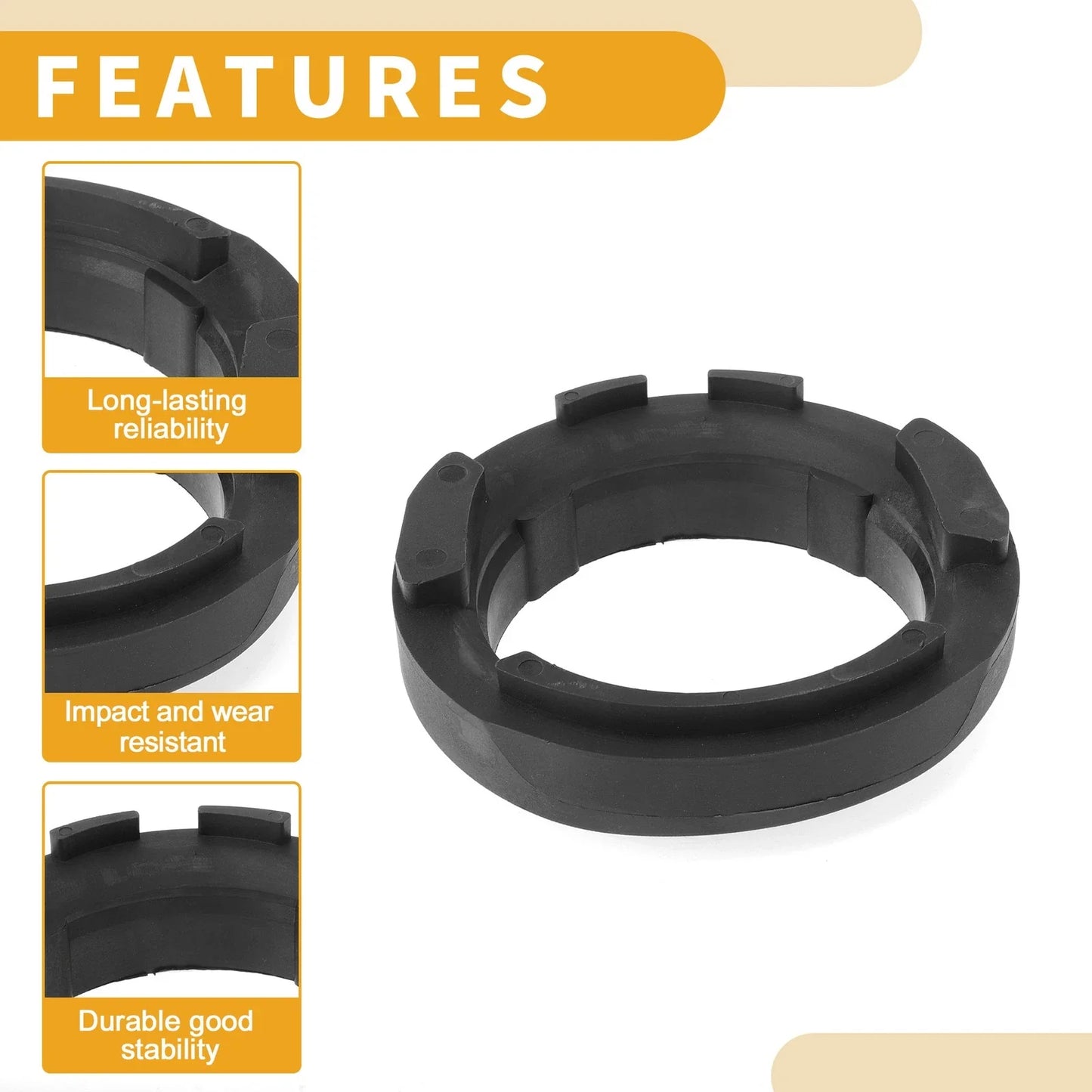 Upper Coil Spring Insulators for Porsche Macan 2015-2024 (1 Pc)