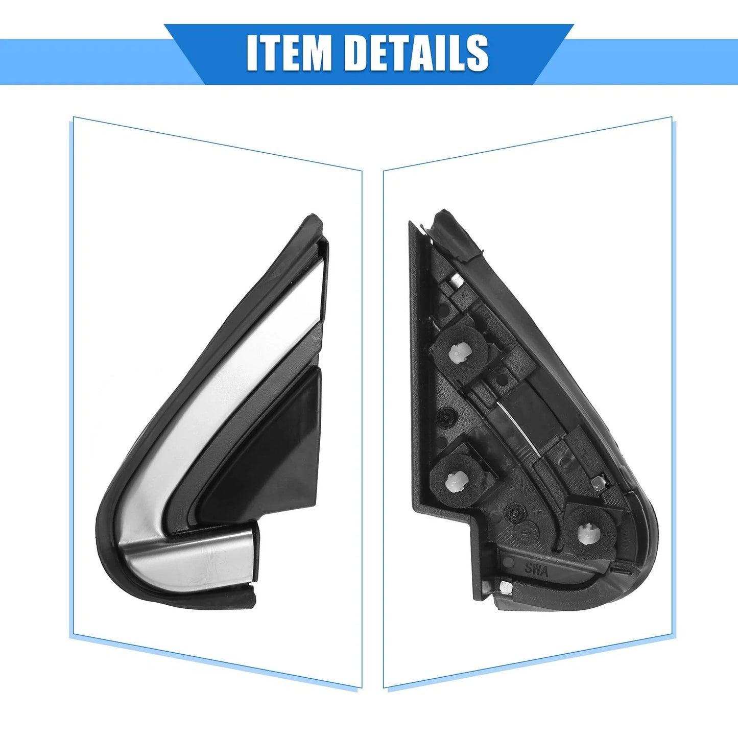 Front Left Mirror Corner Triangle Fender Cover for Honda CR-V (2007-2011)