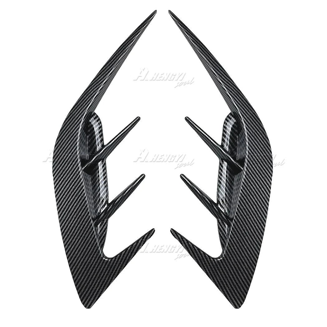 Canard Covers Rear Bumper Side Vent Carbon Fiber for Kia Stinger (2017–2023)