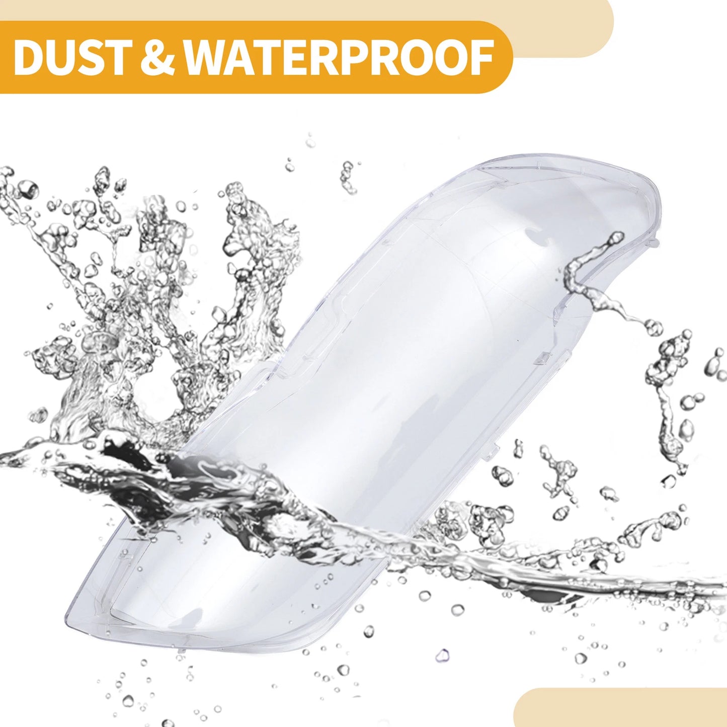 1 Pc Headlight Lens Cover for BMW X5 (2004–2006) No. 63117166818 Clear