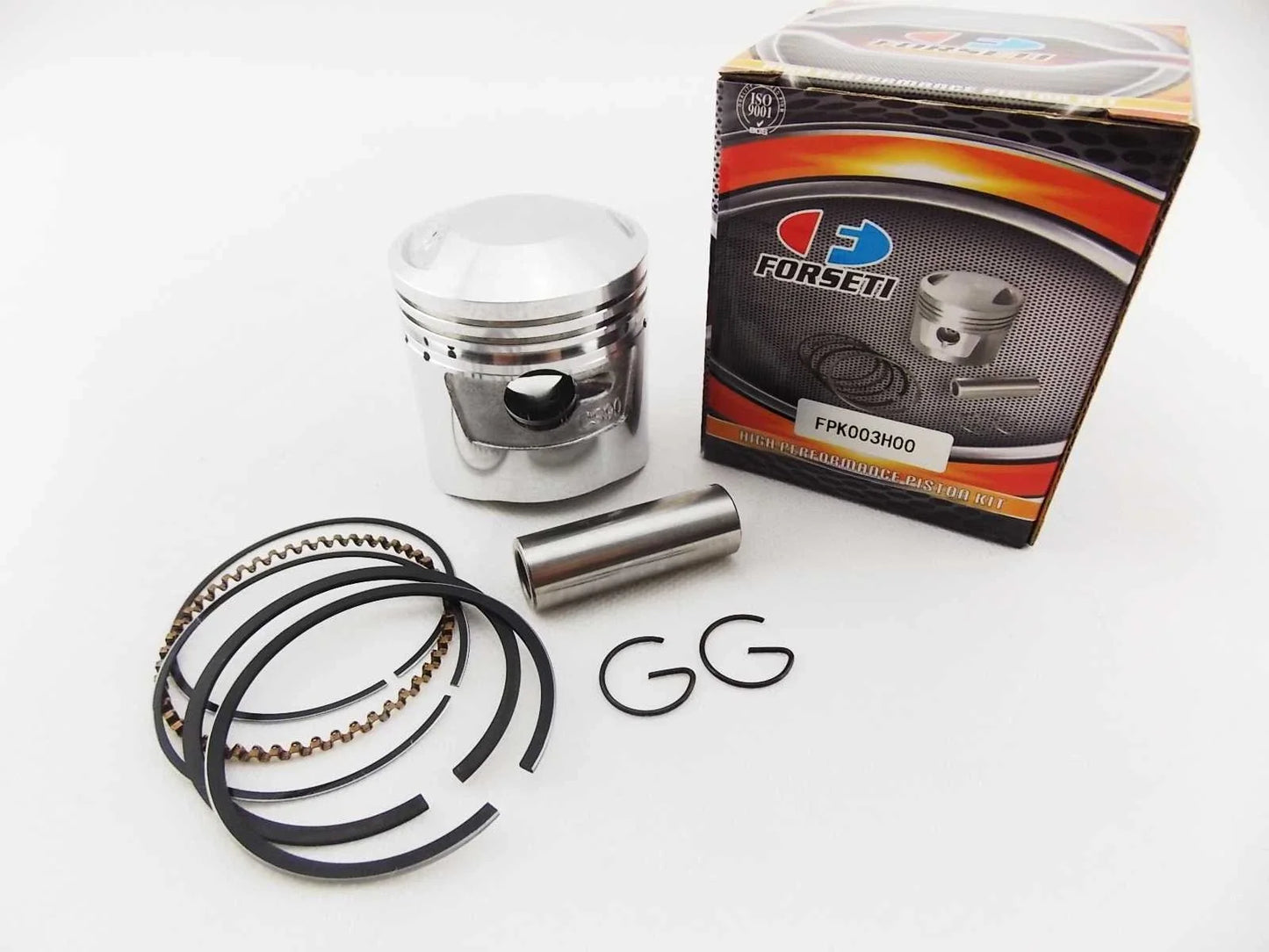 0.5mm O/S Piston Kit with 50.5mm Rings & Pin Clips for Honda ATC90 (71-78)