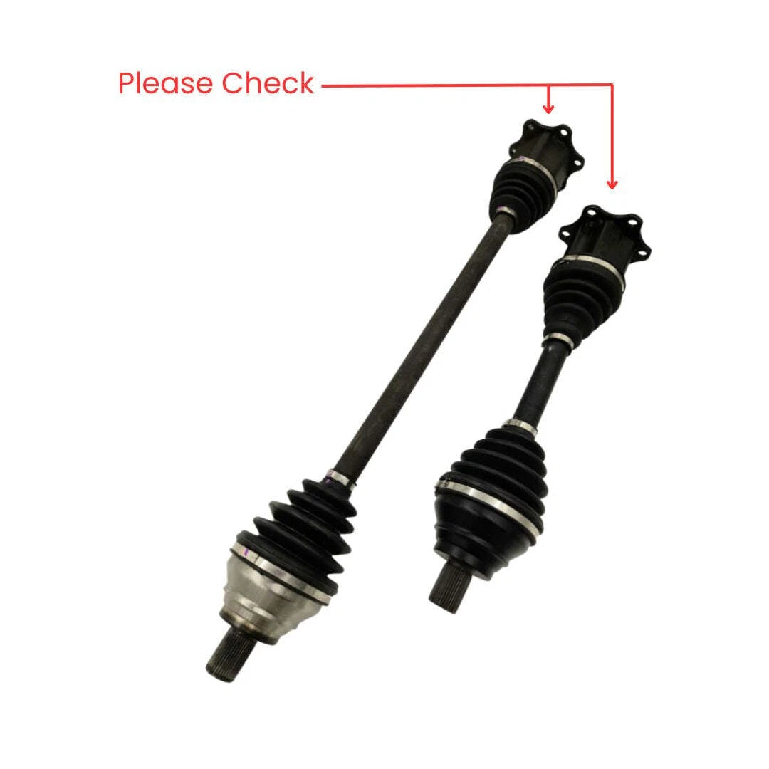 Pair CV Drive Shaft for Audi A3 VW Golf Jetta Passat (2003–2019)