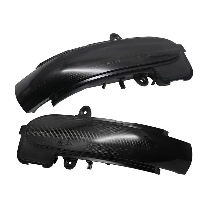 Smoked Dynamic LED Mirror Turn Signal Light for Mercedes C-Class (2000–2007)