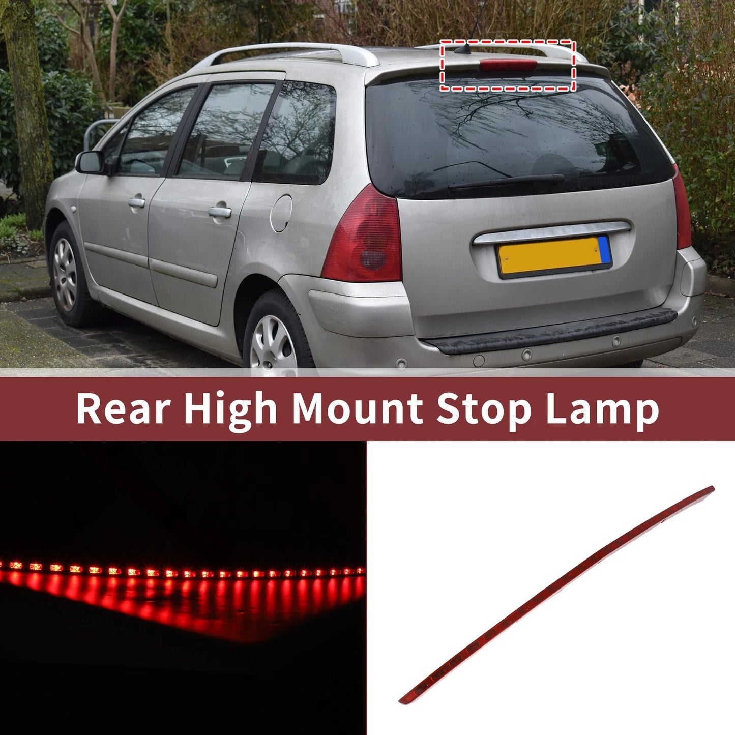 Red LED Third Brake Light for Benz C-Class CLC 203 (2001–2007) No.2038203356