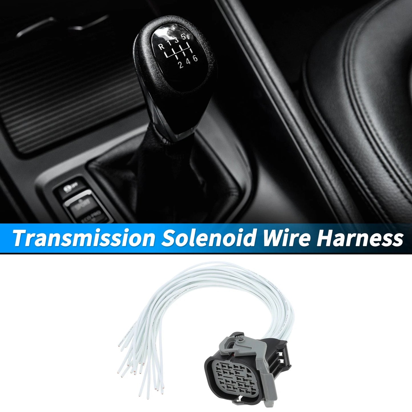 Connector Pigtail Wire Harness for 68RFE 45RFE 62TE (No.350-0172)
