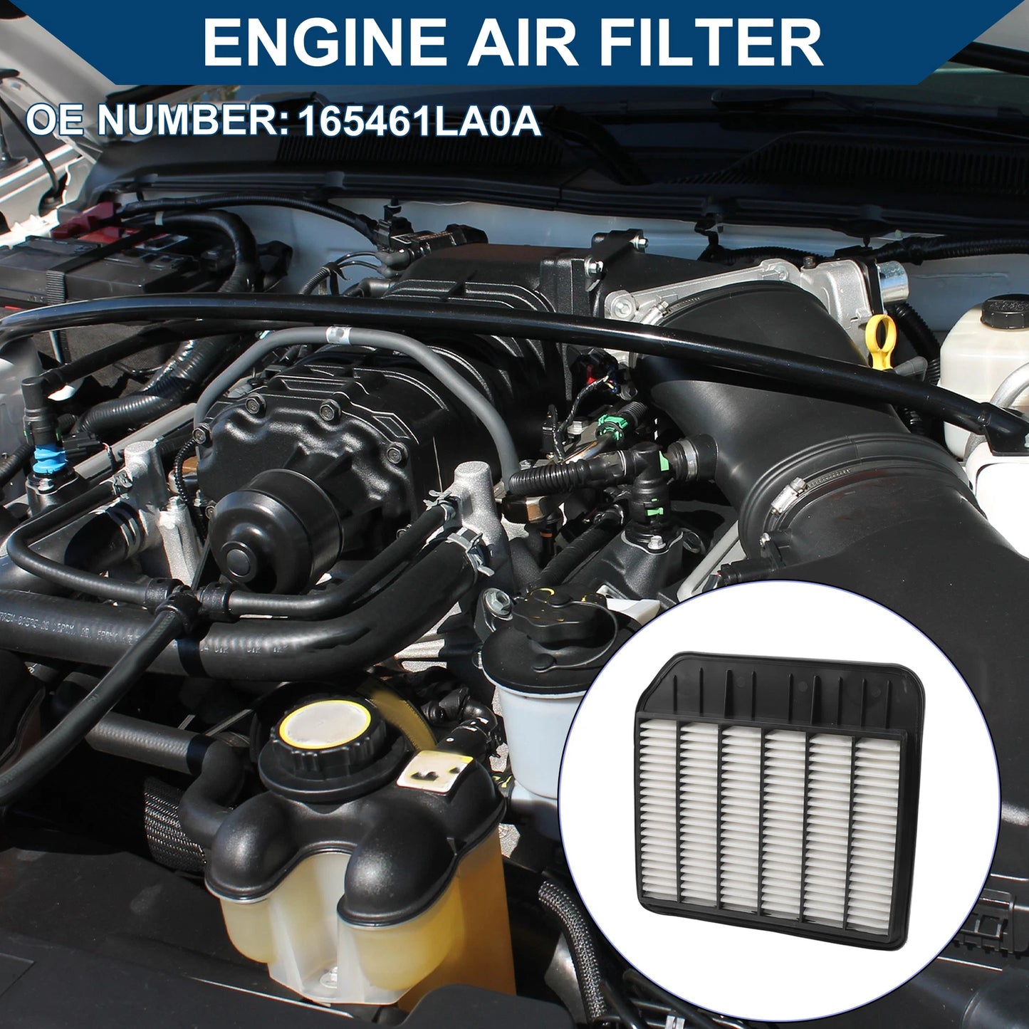 Engine Air Filter No. 16546-1LA0A for Infiniti QX80 5.6L (2016–2020)