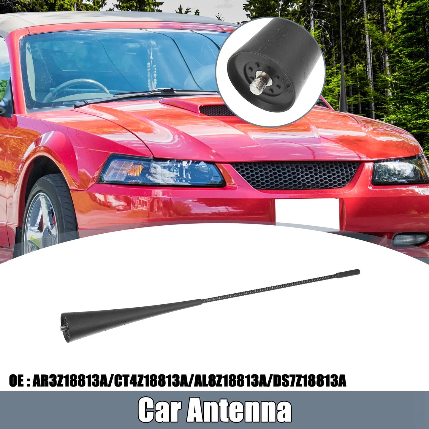 Antenna for Ford Mustang (2015–2023) FM/AM Radio Signal Reception No.AR3Z18813A