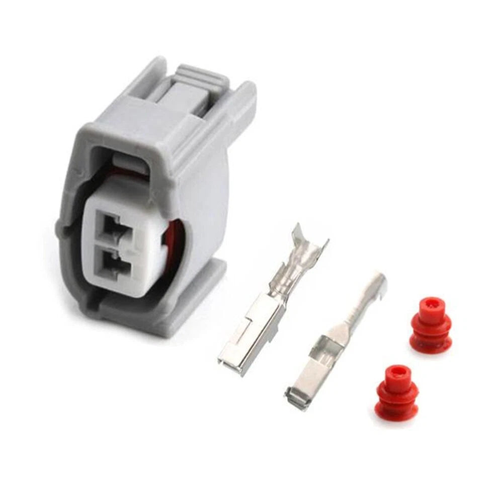 2 Pins Fuel Injector Connector Plug for Toyota Nissan Mitsubishi