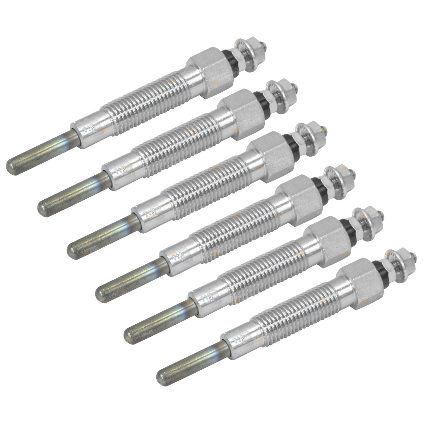 Set of 6 Diesel Glow Plugs for Nissan Patrol GQ (1988–1999) 4.2L TD42