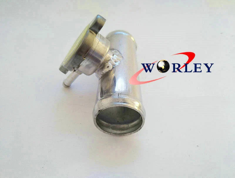 38mm Alloy Inline Radiator Pipe Filler Neck & 1.1 BAR Cap for Car