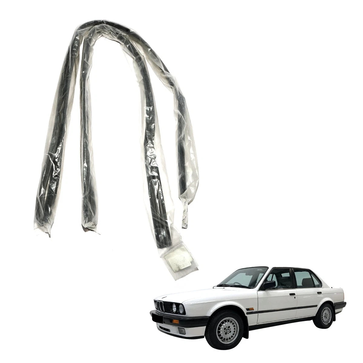 Front Window Guide Glass Run Channel for BMW 3 Series E30 (1982–1994)