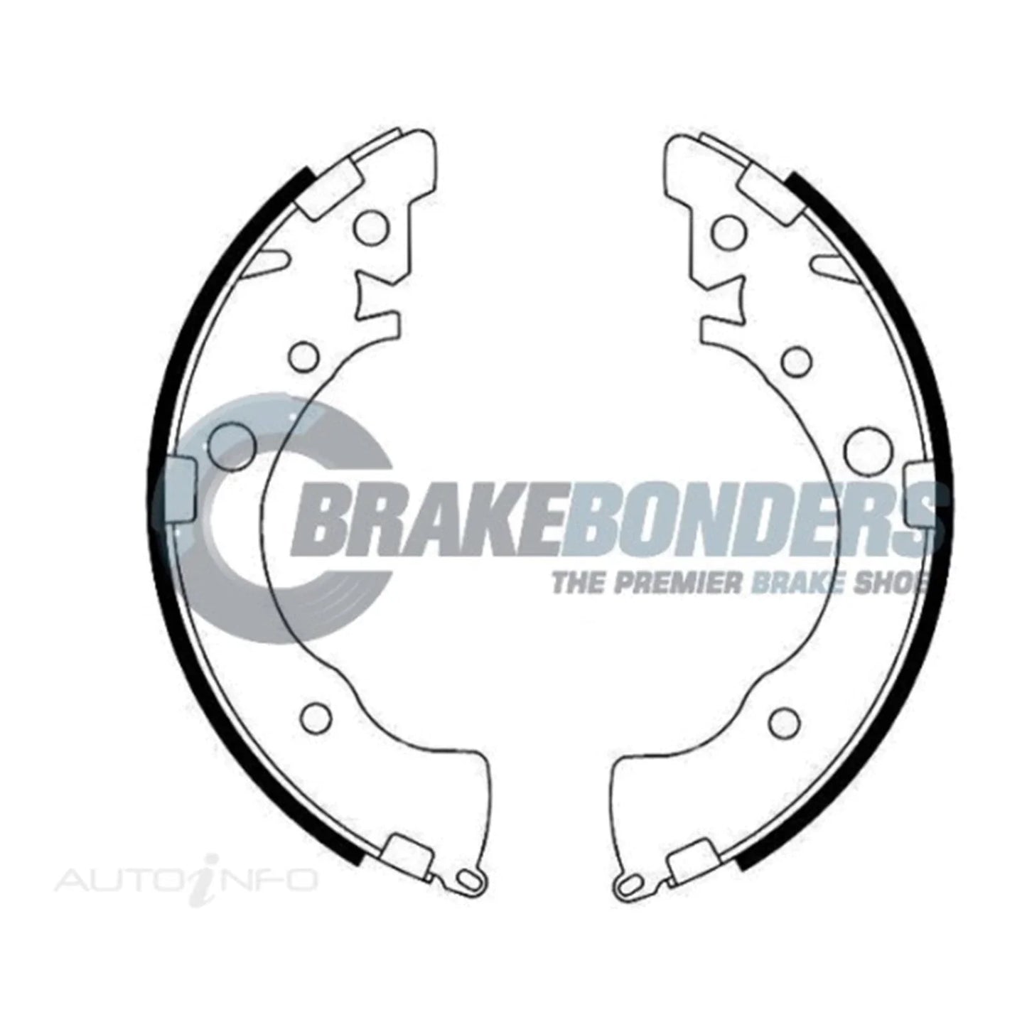 Rear Brake Shoes Lining for Honda City GM6 (2014-2019)