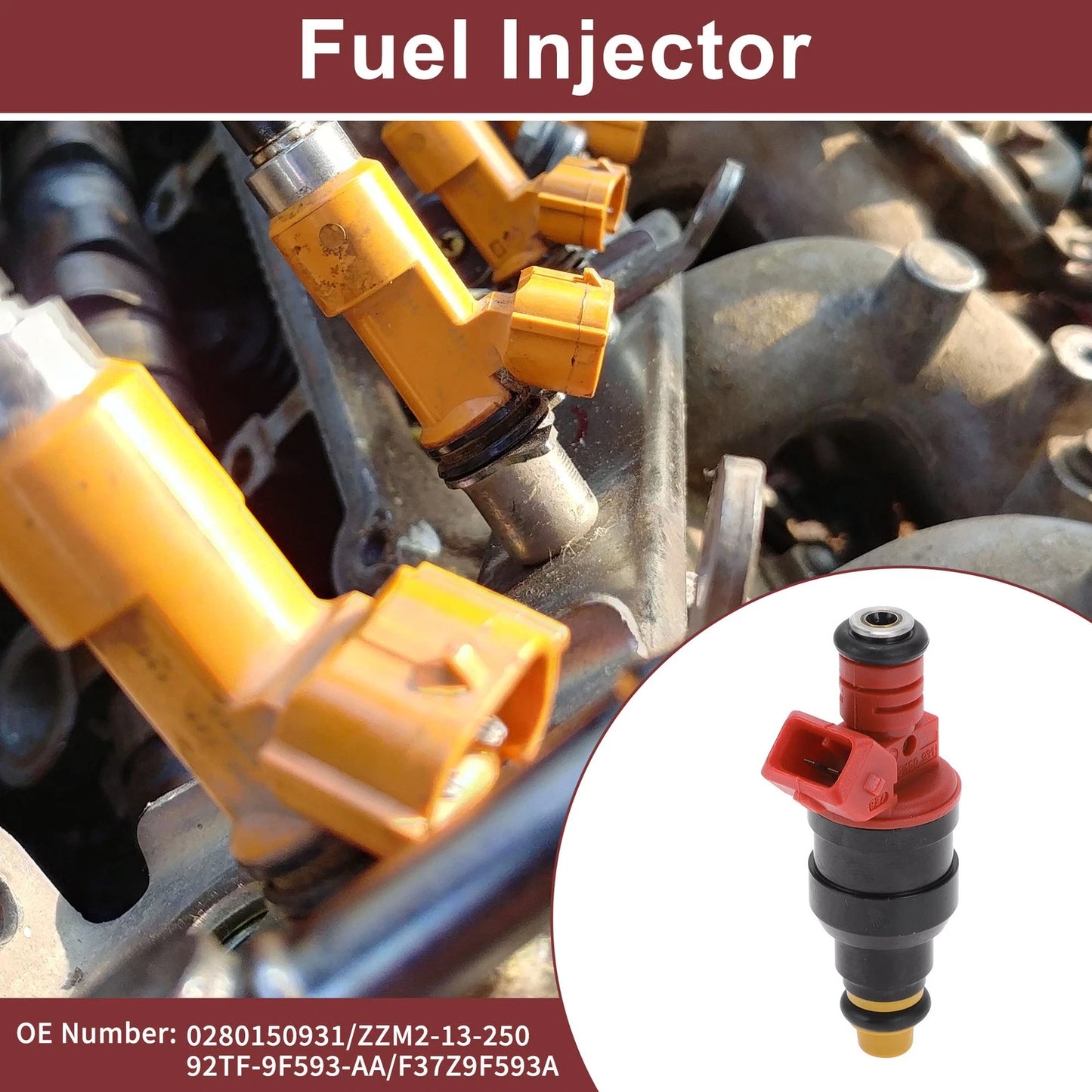 Fuel Injector No. 0280150931 for Ford Ranger 4.0 (1993–1996)