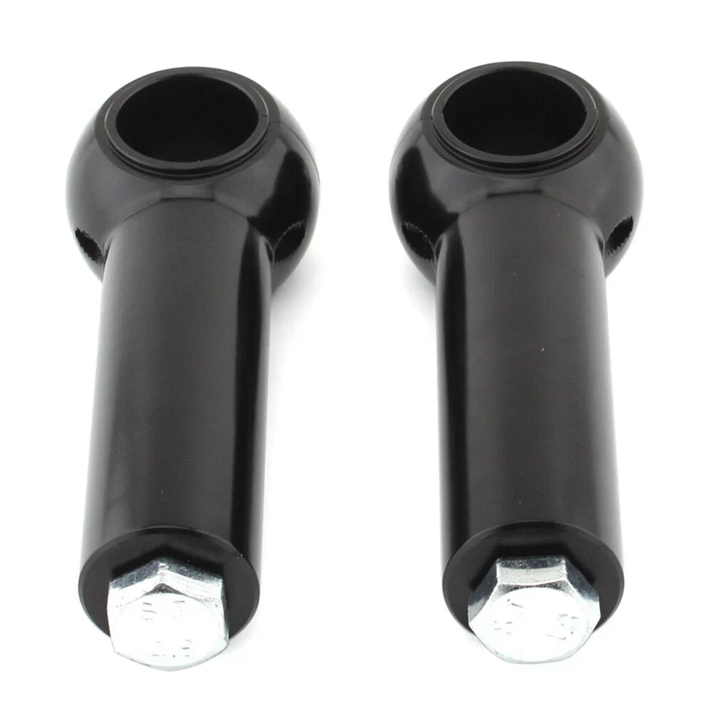4" Handlebar Clamp Riser for Harley Davidson Cruisers - Pair